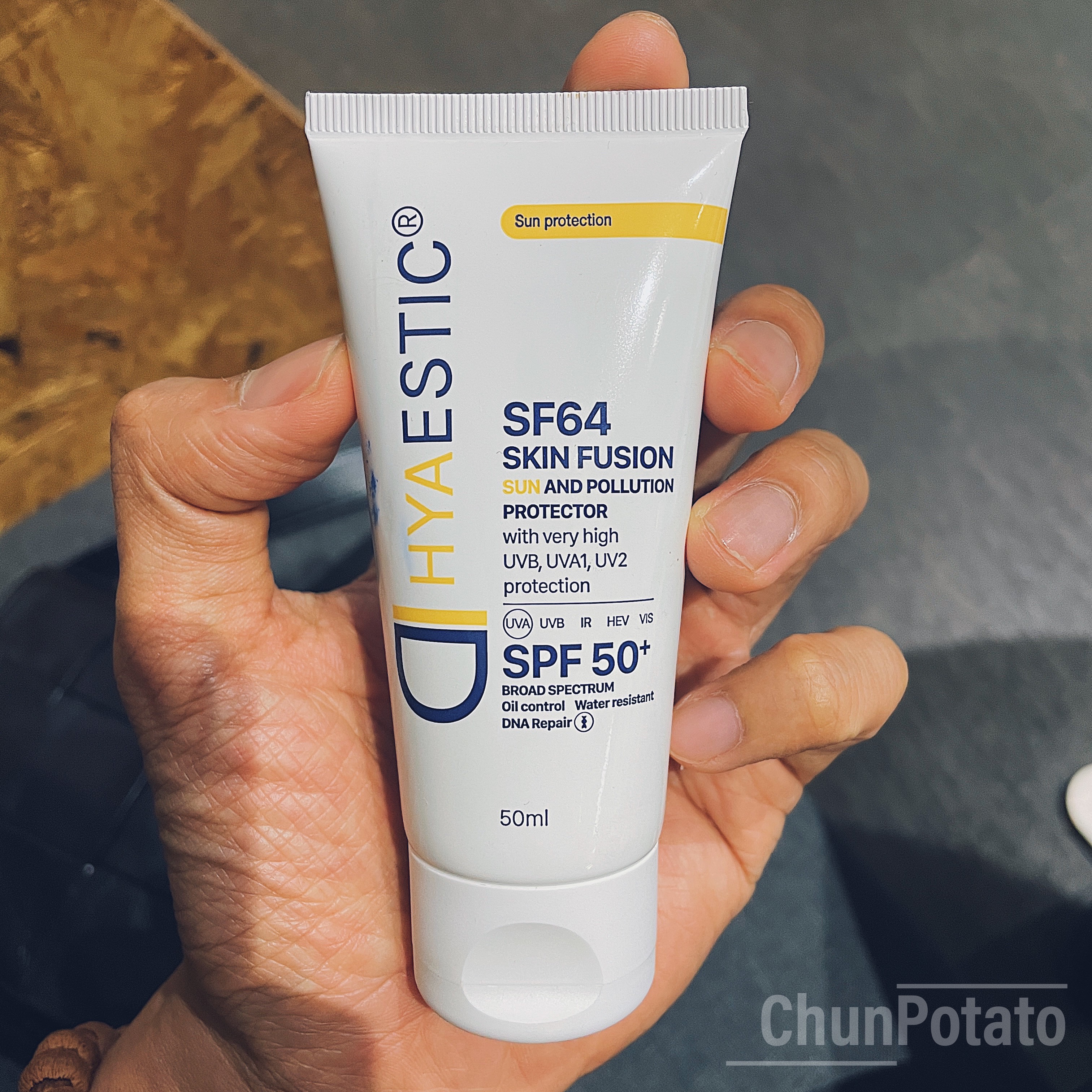 [REVIEW] Kem chống nắng Hyaestic Skin Fusion SF64 Sun And Pollution ...